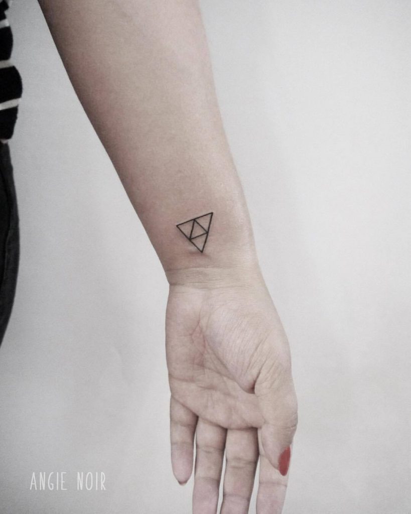 Triforce Tattoo By Angie Noir Tattoogrid Net