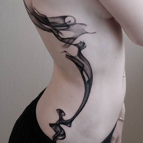 Abstract black tattoo