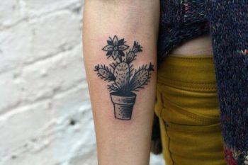 Cactus tattoo