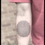 Geometric pattern tattoo