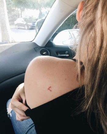 L initial tattoo