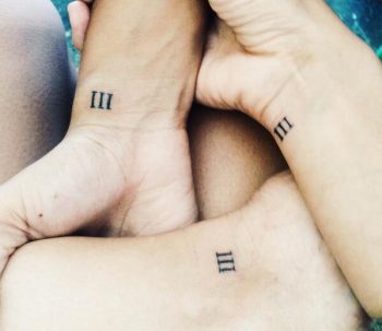 Matching tattoo idea for best friends