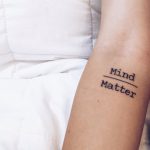 Mind matter tattoo
