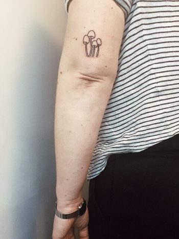Mushrooms tattoo