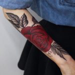 Rose tattoo idea