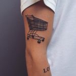 Shopping cart tattoo