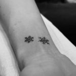 Snowflakes tattoo