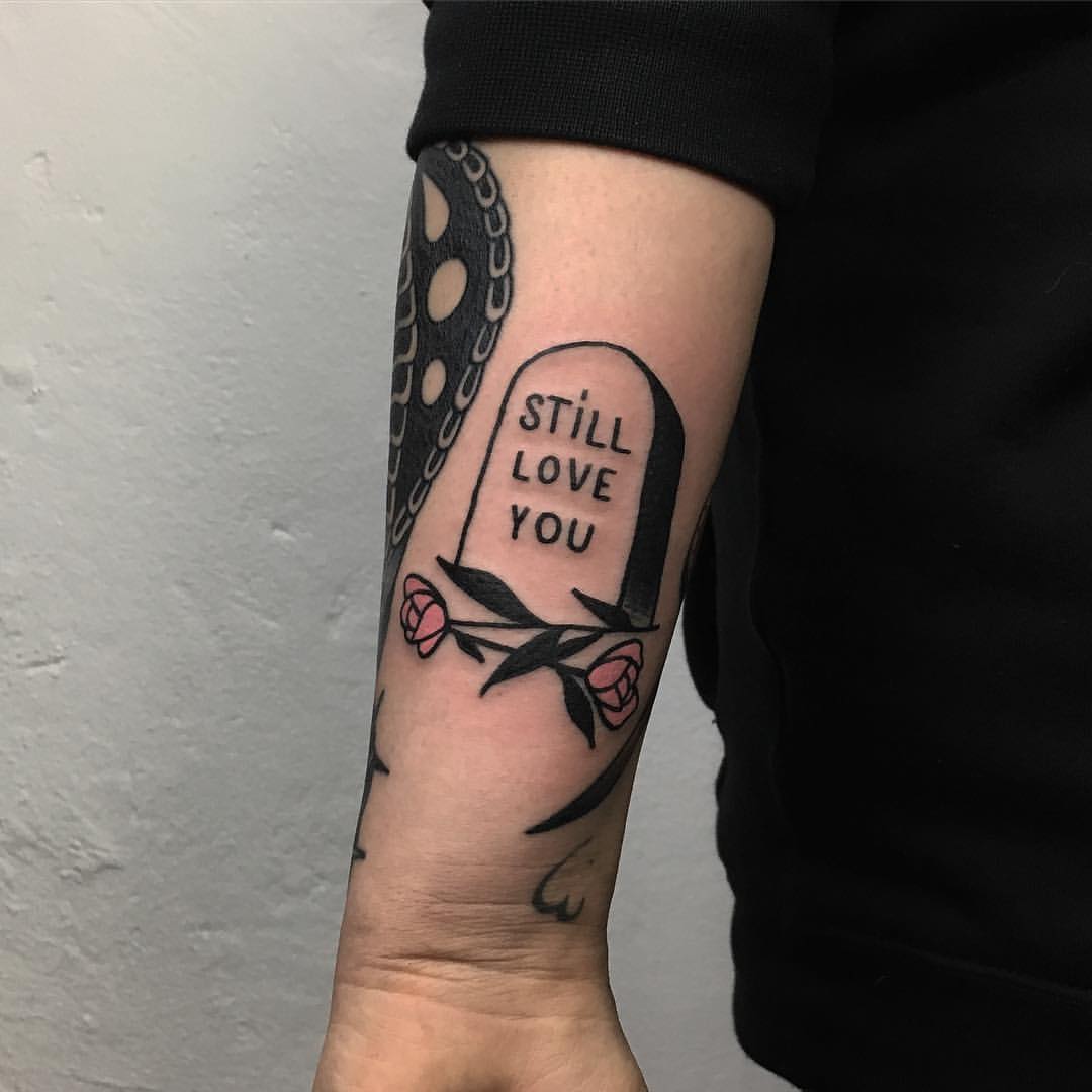 Tattoo uploaded by Tayton Rylie Ross • Still standing tattoo. Own font, •  Tattoodo