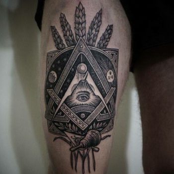 All seeing eye tattoo