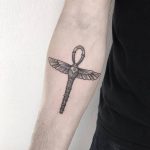 Ankh tattoo the symbol of life and immortality