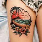 Beach Scenery tattoo