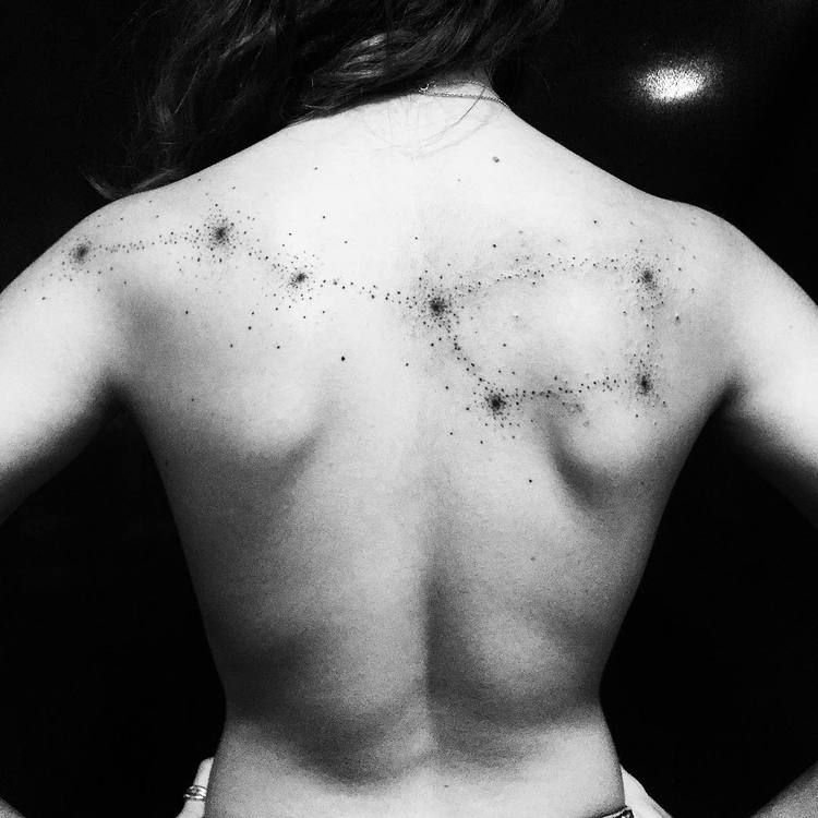 Big dipper constellation tattoo