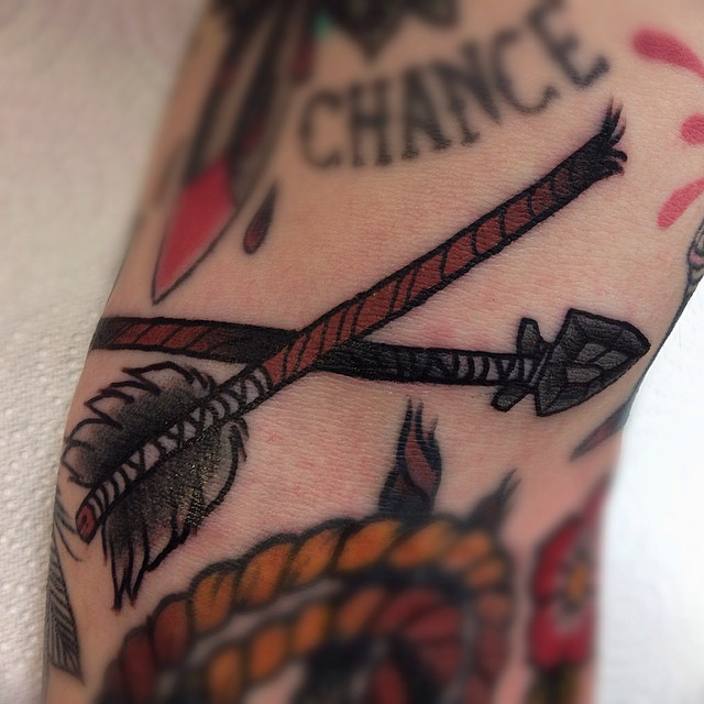Broken arrow tattoo 