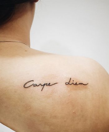 Carpe diem tattoo