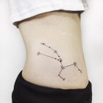Constellation tattoo on the right side