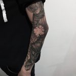 Crows sleeve tattoo