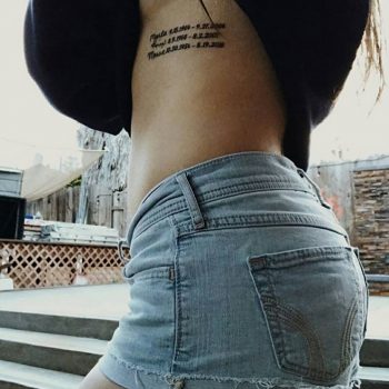 Dates tattoo