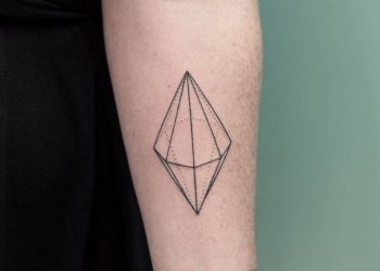 Double cone tattoo