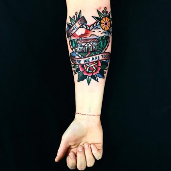 Home is where we are today tattoo