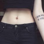 I belong deeply to myself quote tattoo