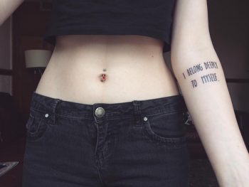 I belong deeply to myself quote tattoo