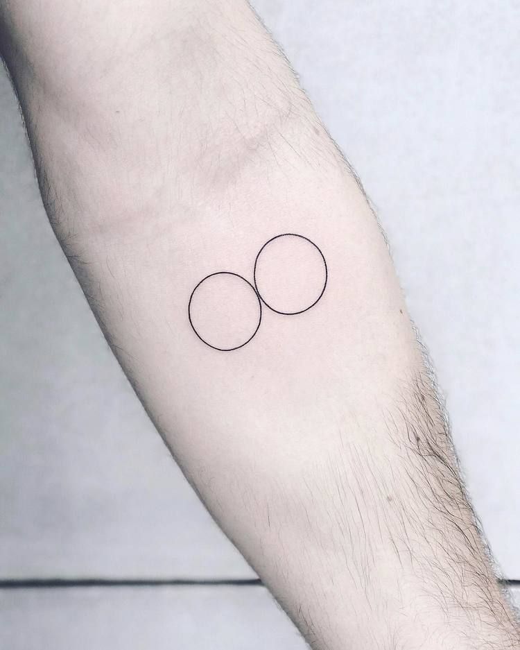 Infinity symbol tattoo