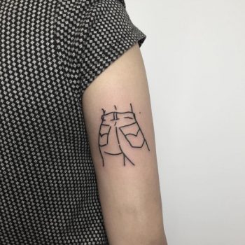Jeans tattoo