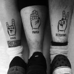 Matching ankle tattoos for best friends