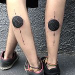 Matching gemini constellation tattoos