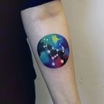 Orion constellation tattoo on the arm