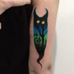 Owl tattoo on the arm