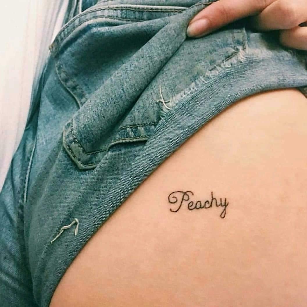 Peachy tattoo