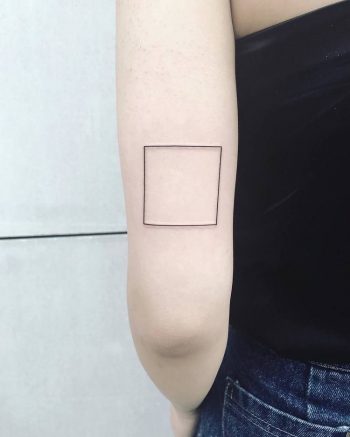 Rectangle tattoo