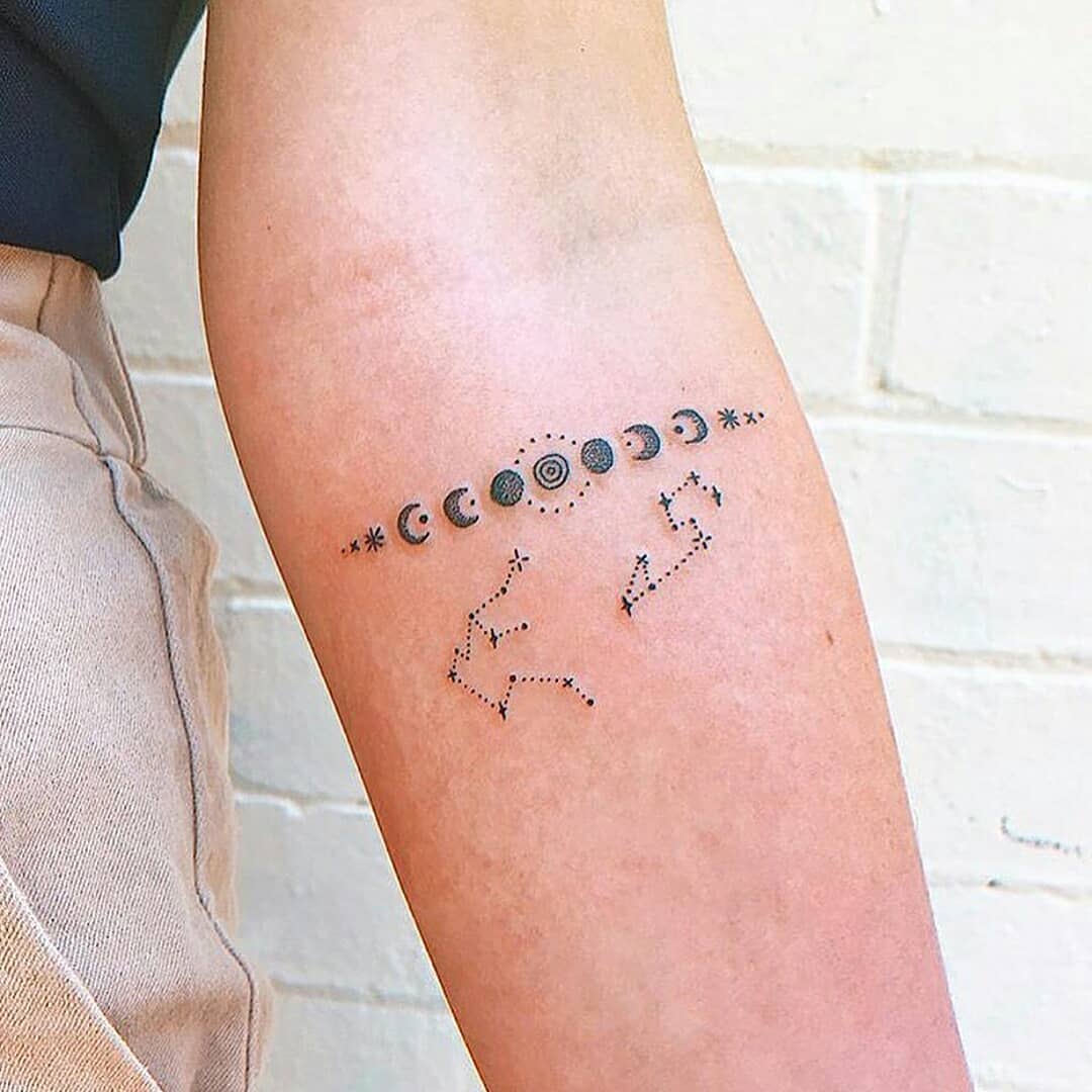 Small constellation tattoos