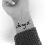 Strength tattoo