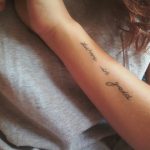 Time is gold quote tattoo