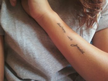 Time is gold quote tattoo