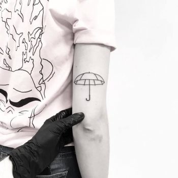 Umbrella tattoo