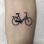 Vintage bicycle tattoo