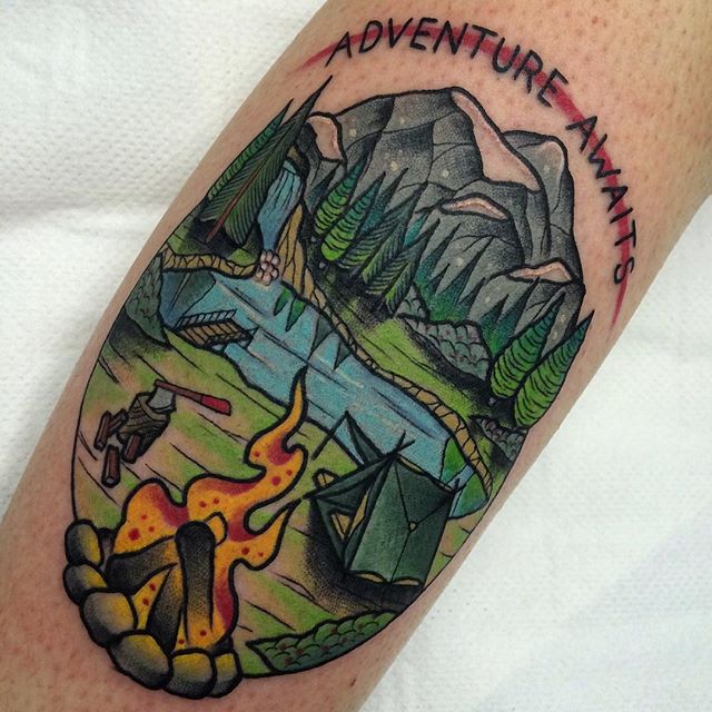 Adventure awaits tattoo