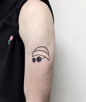 Bennie and sunglasses tattoo