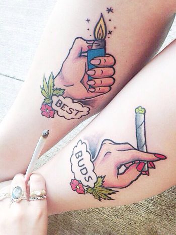 Best buds matching tattoo