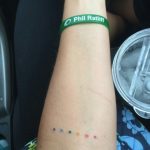 Cmyk dots tattoo