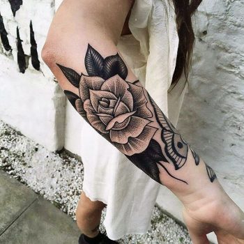 Dotwork rose