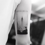 Empire state building tattoo