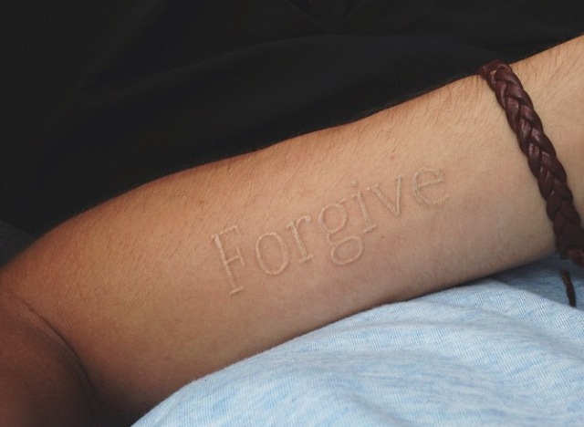 Forgive tattoo