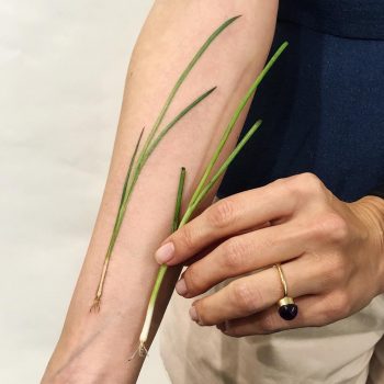 Green onions tattoo