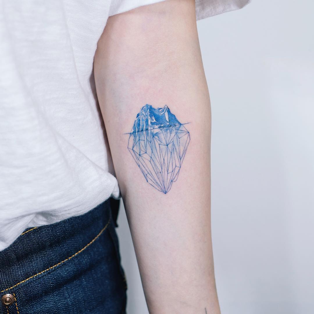 50 Iceberg Tattoos For Men - Floating Ice Design Ideas | Tattoos for guys,  Tattoos, Ice tattoo