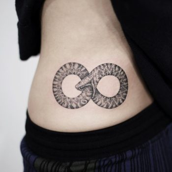Infinite snake tattoo