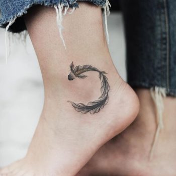 Koi fish tattoo